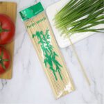 SLUOHZXI 100 PCS Bamboo Wooden Skewer Bouquet Bamboo Sticks - Image 3